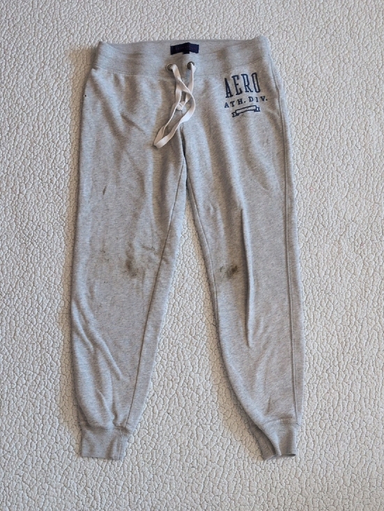 Aeropostale Pants - Aeropostale Grunge Distressed Destroyed Cropped Joggers Sweatpants Loungwear